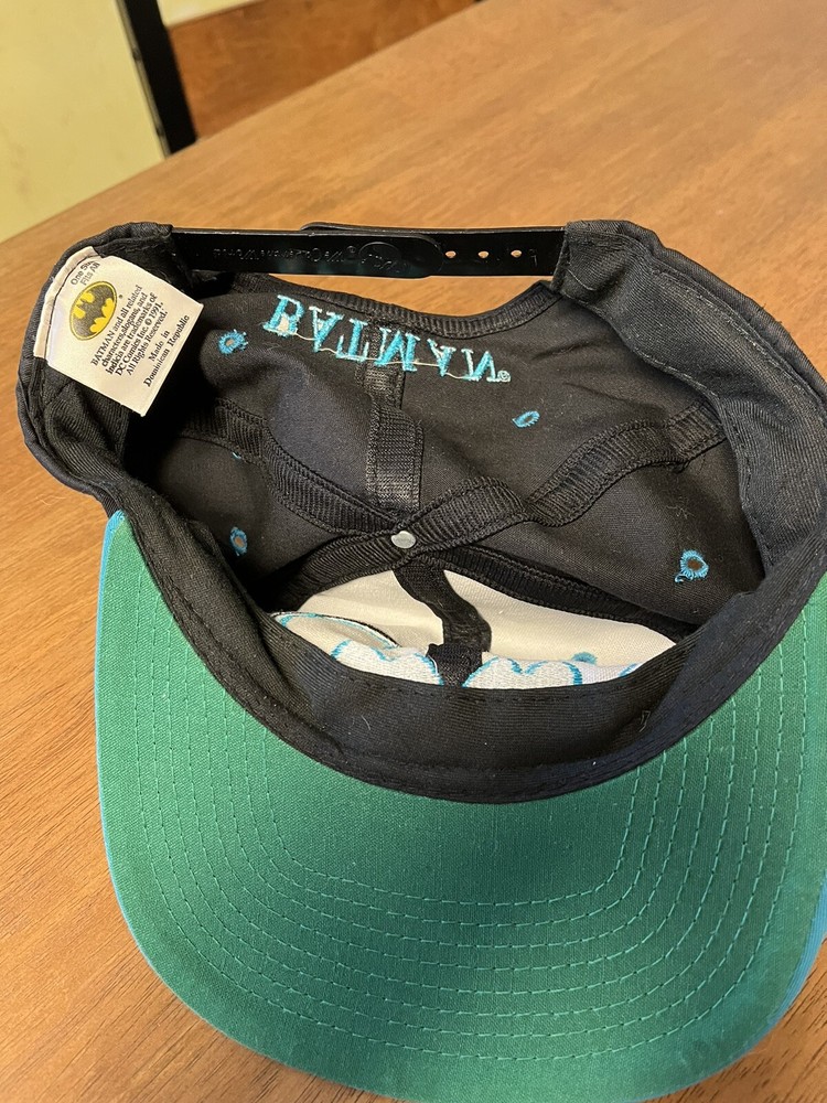 1991 DC Comics Batman Movie Snapback Hat Blue Never Worn