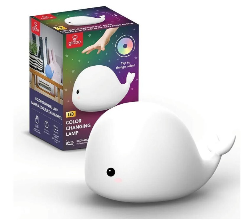 Globe LED Color Changing Rechargeable Lamp - New