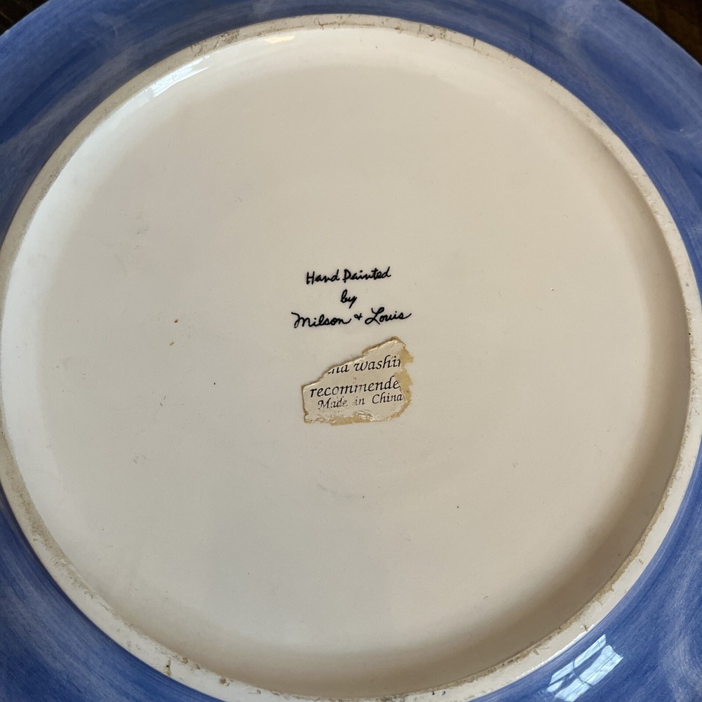 Milton &Louis Decorative Plate