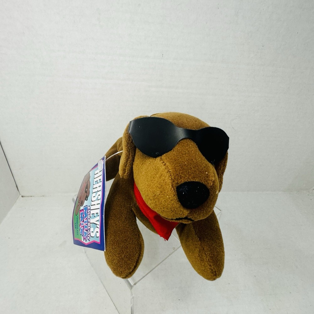 Hershey Plush Dog Chocolate Milk Mix HTF