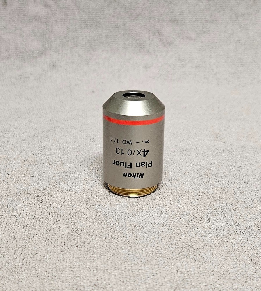 Nikon E800 / E1000 Plan Fluor 4x/0.13 ∞/- WD 17.1 Microscope Objective