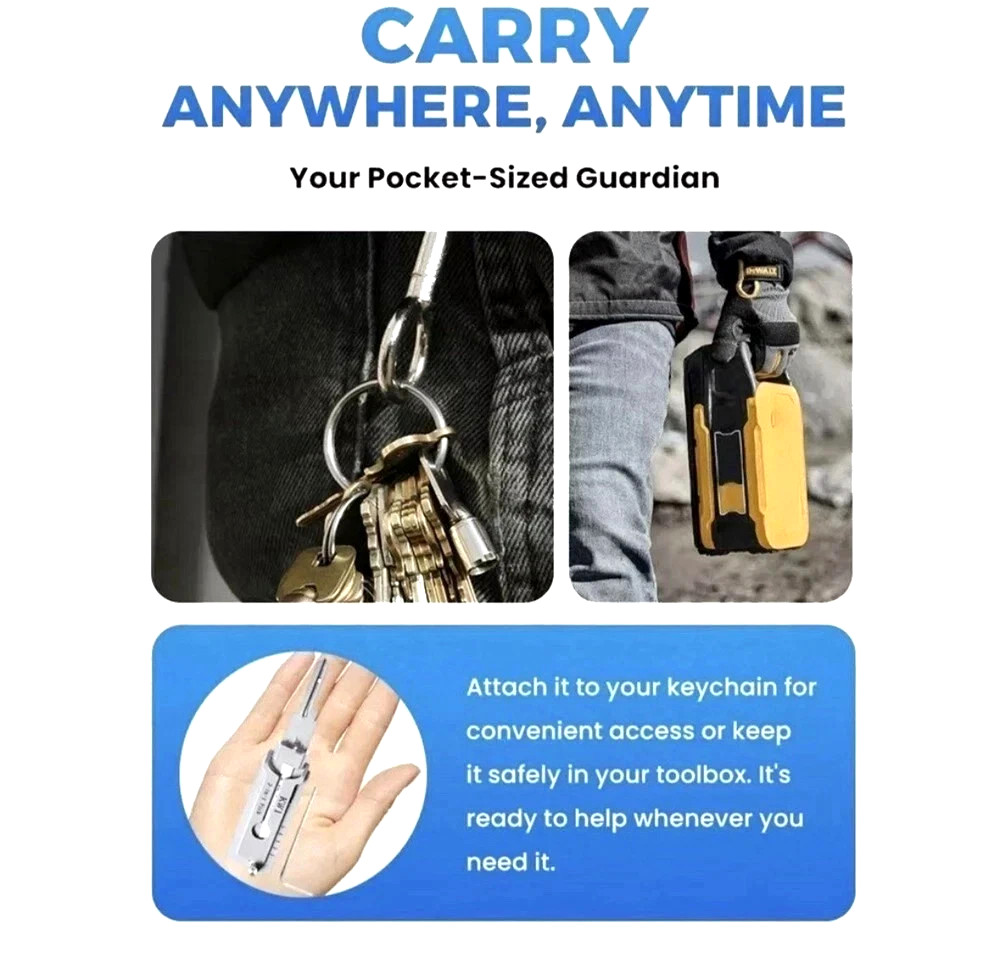 SS002 PRO Stainless Steel Key Decoder Pickup Tool Hand Tool O-ring Hook Pickup