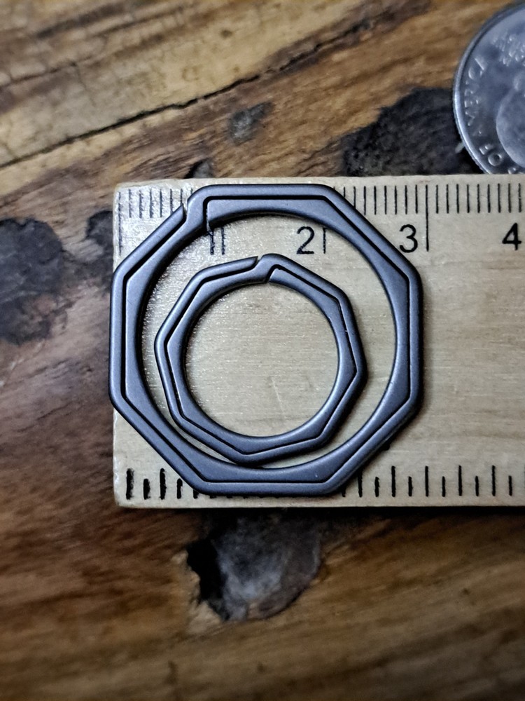 Gentlemen Series Titanium Sidepush Keyring Set