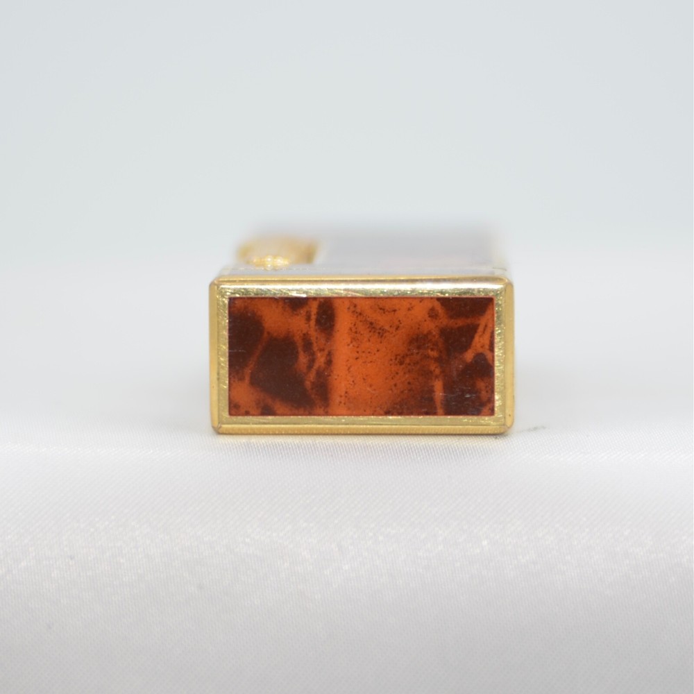 Dunhill Rollagas Lighter Laquer-Brown Shell-Ultrasonically cleaned_Working