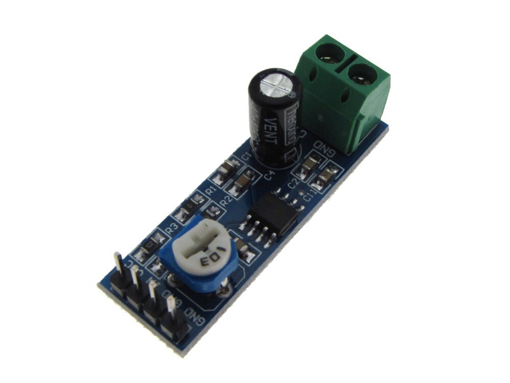 LM386 Mono Amplifier Module Breakout 4-12VDC