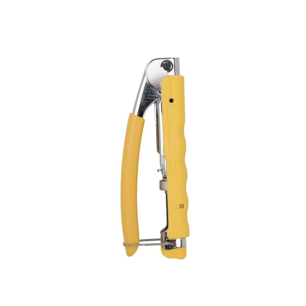 Klein Tools VDV211-048 Compression Crimper, Wire and One Size, Yellow/Chrome
