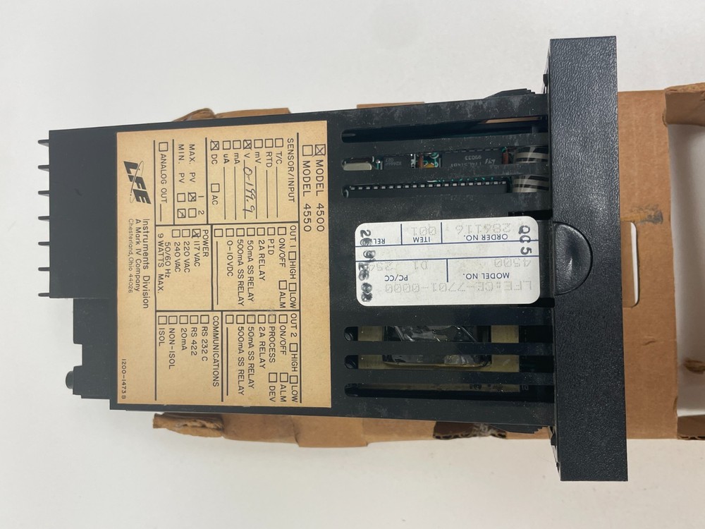 LFE 4500, CE-7701-0000 Digital Panel Meter NOS
