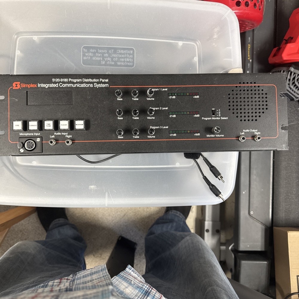 Simplex 5120-9180 Program Distribution Panel