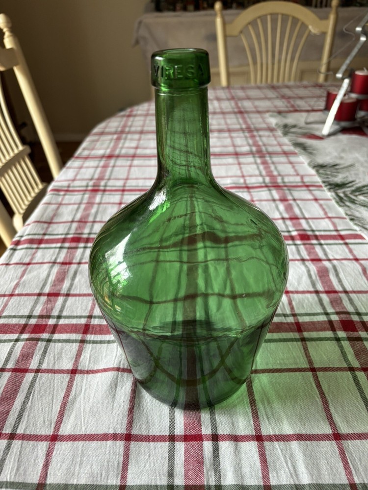 Demijohn Versa Green Bottle Vintage