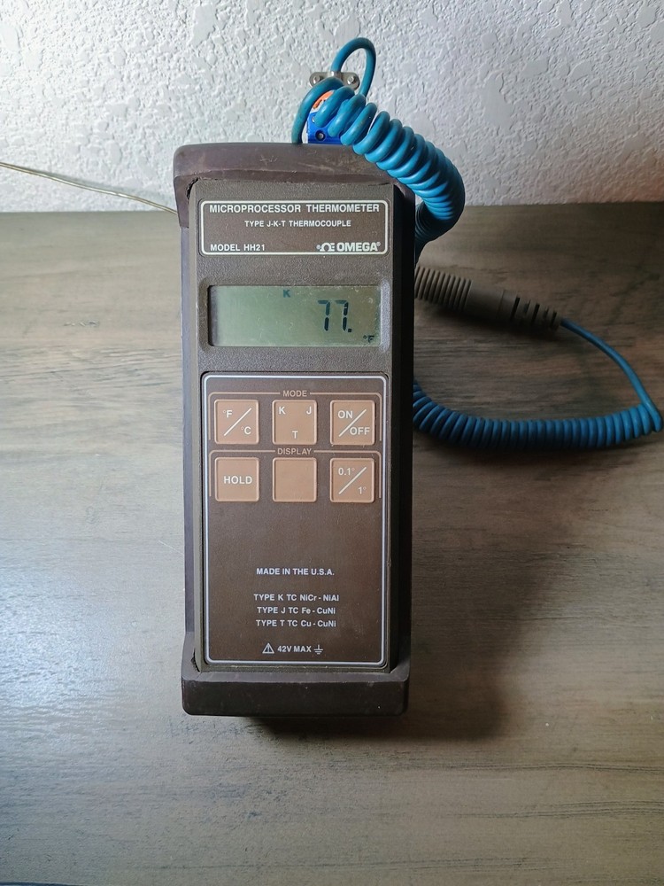 Omega HH21 Microprocessor Thermometer (Industrial Quality)- TESTED - SHIPS FREE!