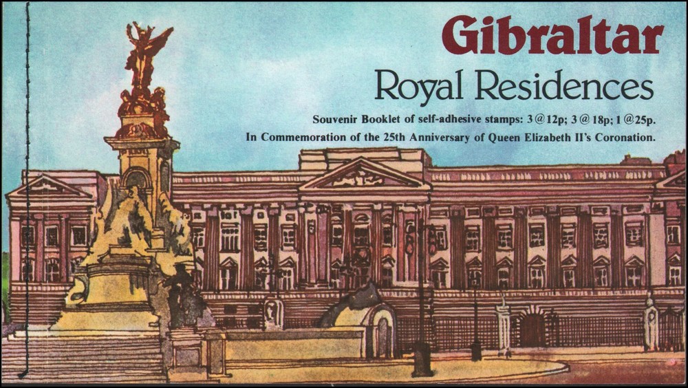 Gibraltar #368a MNH complete booklet