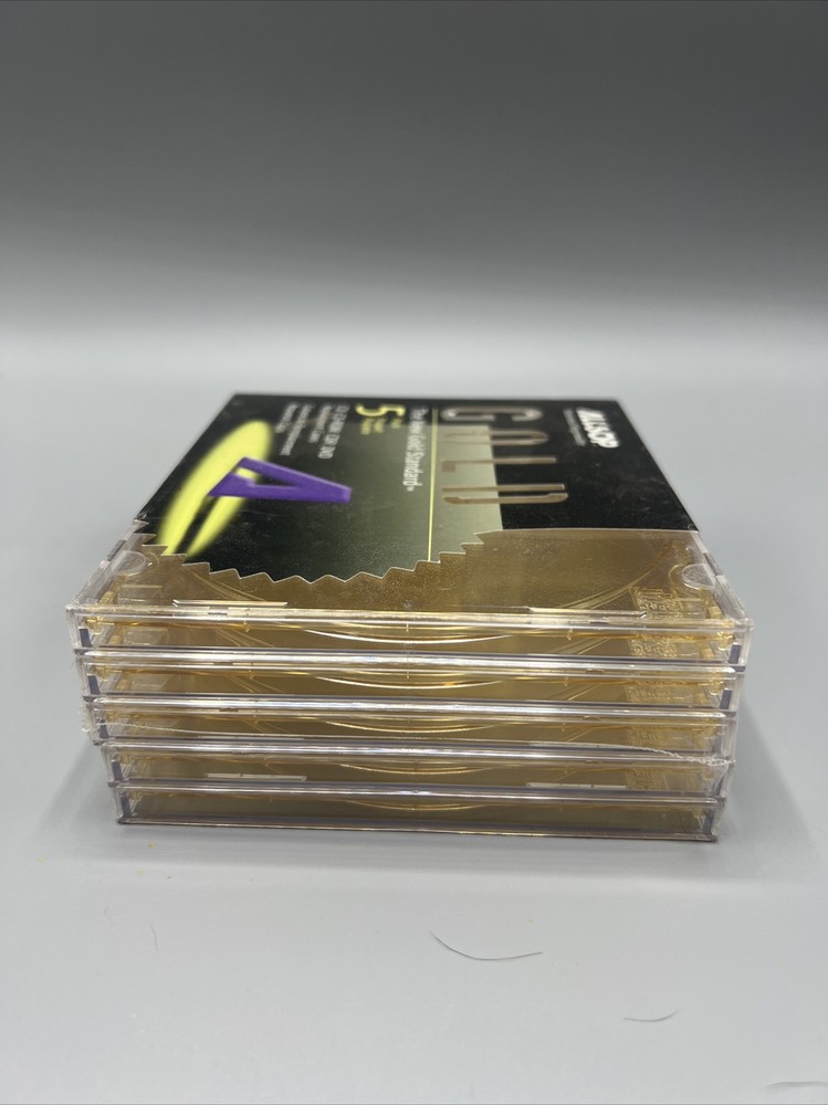 Allsop The New Gold Standard 5 pack CD-rom, CD, CDR, DVD replacement cases