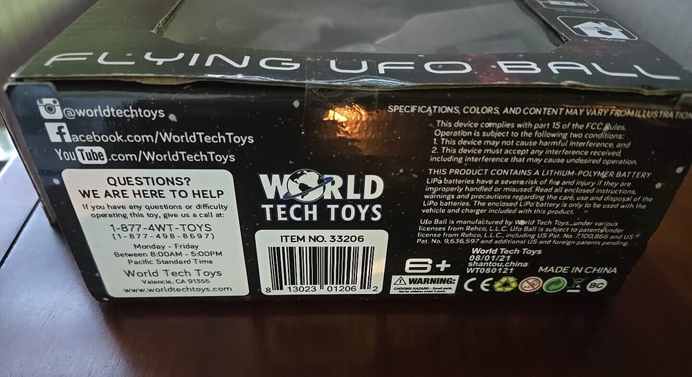 World Tech Comet Flying UFO Ball with LED Effect- NEW