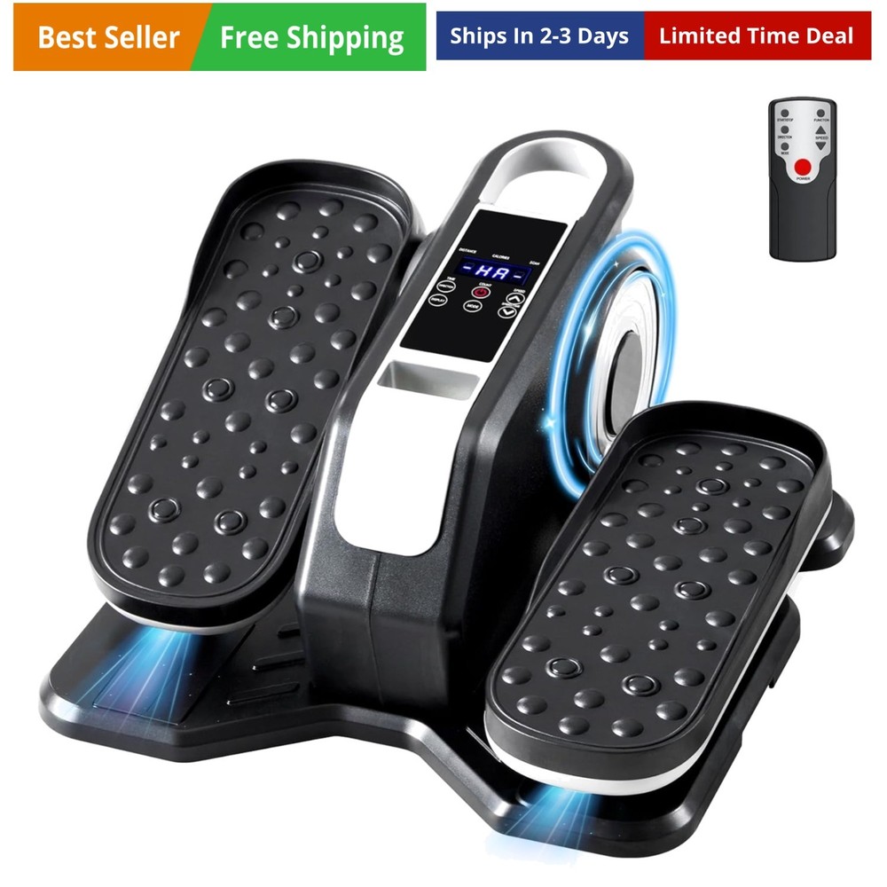 Under Desk Elliptical Machine with-Remote Control