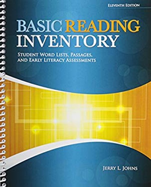 Basic Reading Inventory Student Book Jerry Johns