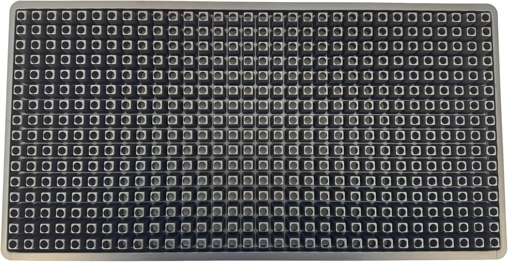 512 Cell Seedling Plastic Nursery Trays, 10 Pack, Thick Durable Germination P...