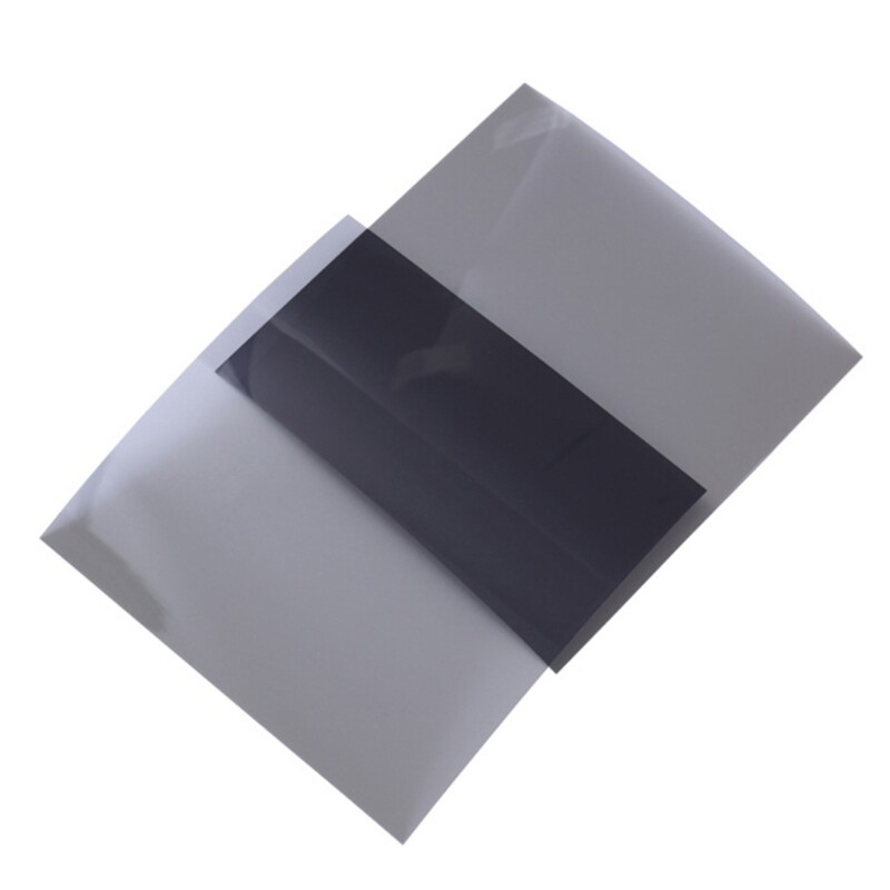 2x Polarized Film Sheets Adhesive Polarizer Linear Polarizing Filter for Screen
