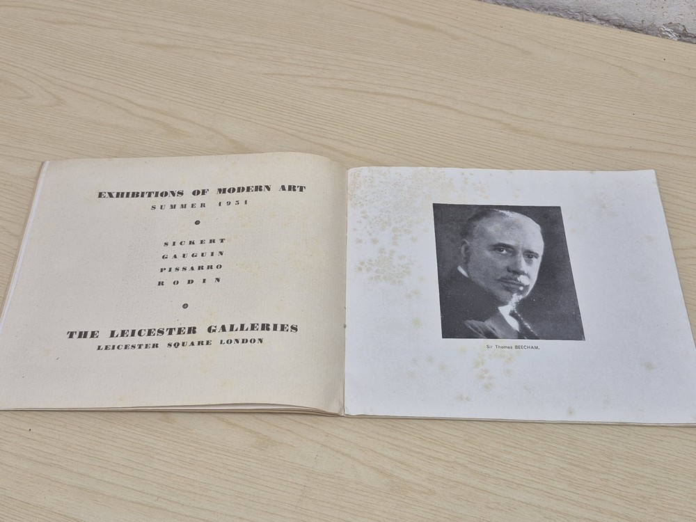 Opera Russe a Paris PROGRAMME 1931 BORIS GODOUNOV SIR THOMAS BEECHAM LYCEUM