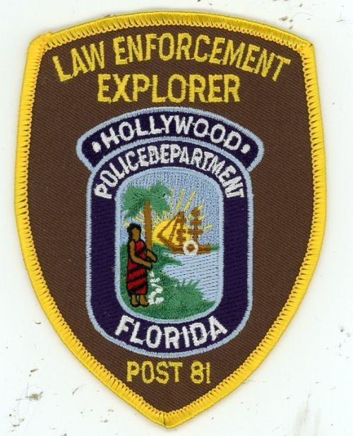 FLORIDA FL HOLLYWOOD POLICE EXPLORER NICE SHOULDER PATCH SHERIFF