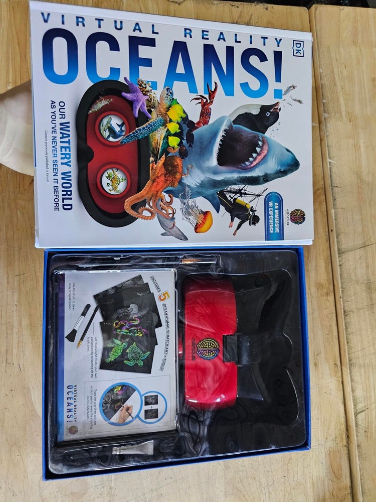 Virtual Reality Oceans 96 Page Interactive Book