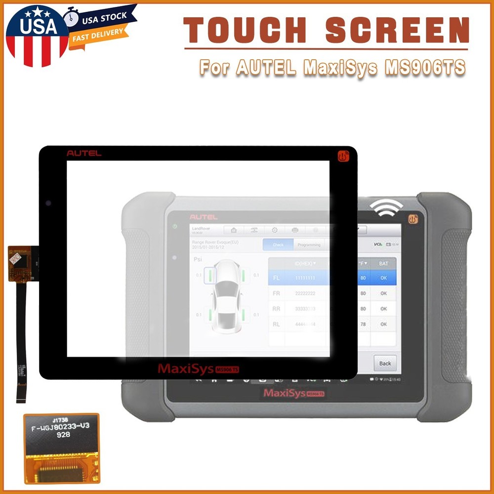 8" Touch Screen Panel Digitizer Glass Replacement For Autel MaxiSys MS906TS NEW
