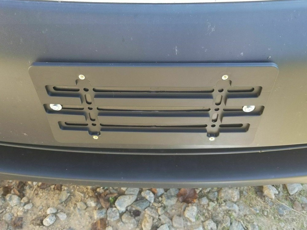 30 Universal License Plate Holder Mounting Relocator Adapter Bumper Kit Brackets