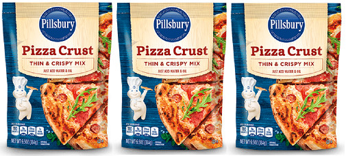 Pillsbury Pizza Crust Thin & Crispy Mix Bag 3 Pack