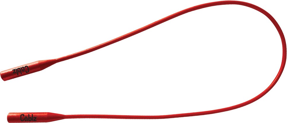 Cablz Silicone Non-Adjustable Eyewear Retainer - Red | Flexible, Comfortable,