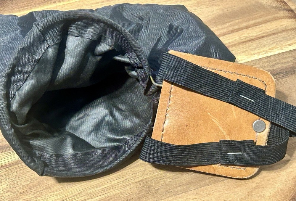 Shell Catcher For Pistol Leather