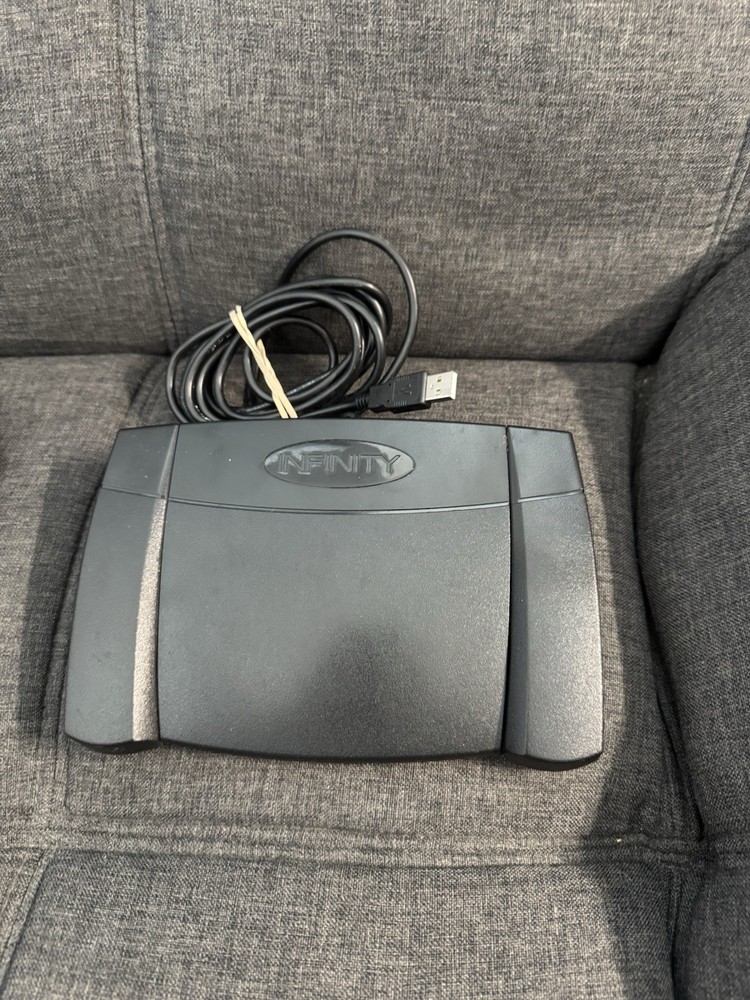 Infinity IN-USB-2 USB Digital Foot Control Computer Transcription Tested Working