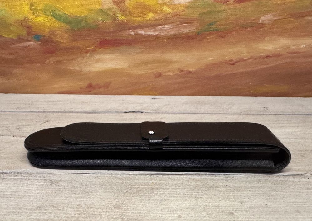Vintage MONTBLANC 1-pen Black Leather Pouch