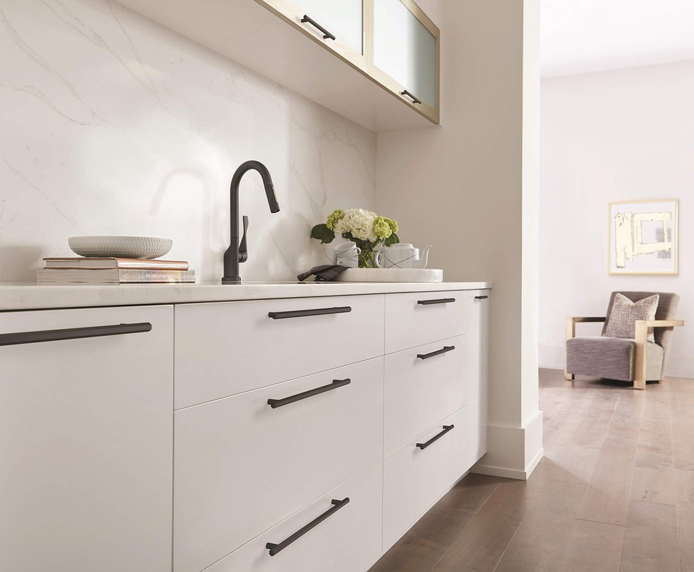 1 Pack Caliber Matte Black Cabinet Pull 101/16 Inch 256mm Center Handle