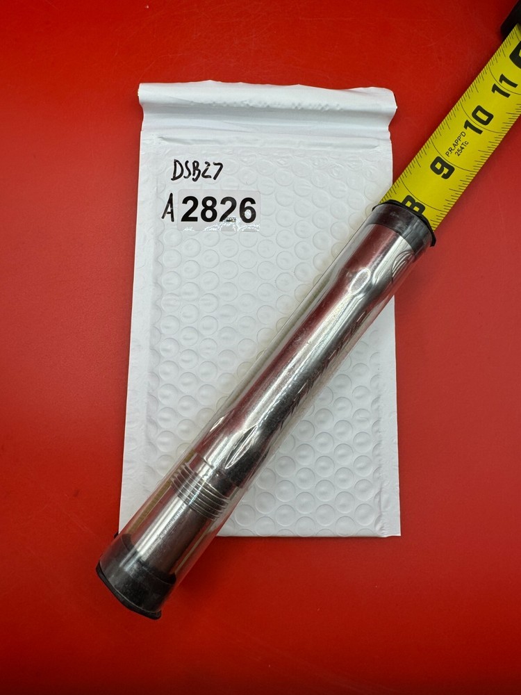 Dye SS Angel Threaded .688 Paintball Barrel Back - Silver