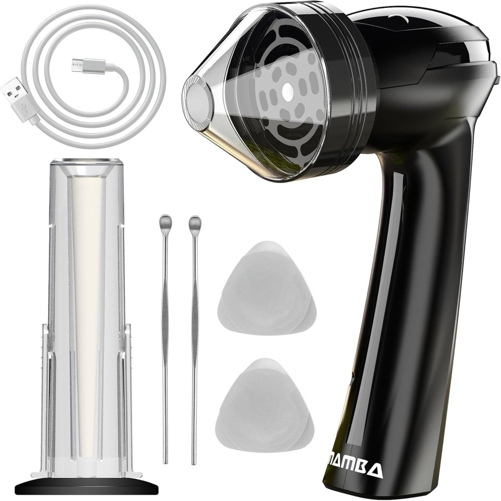 Mamba Electric Spice Grinder 2g USB Rechargeable Easy Use Black