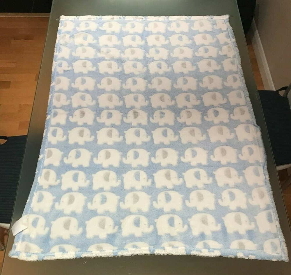 Blanket Baby's Nursery Bedding Elephant Theme Infants Toddler