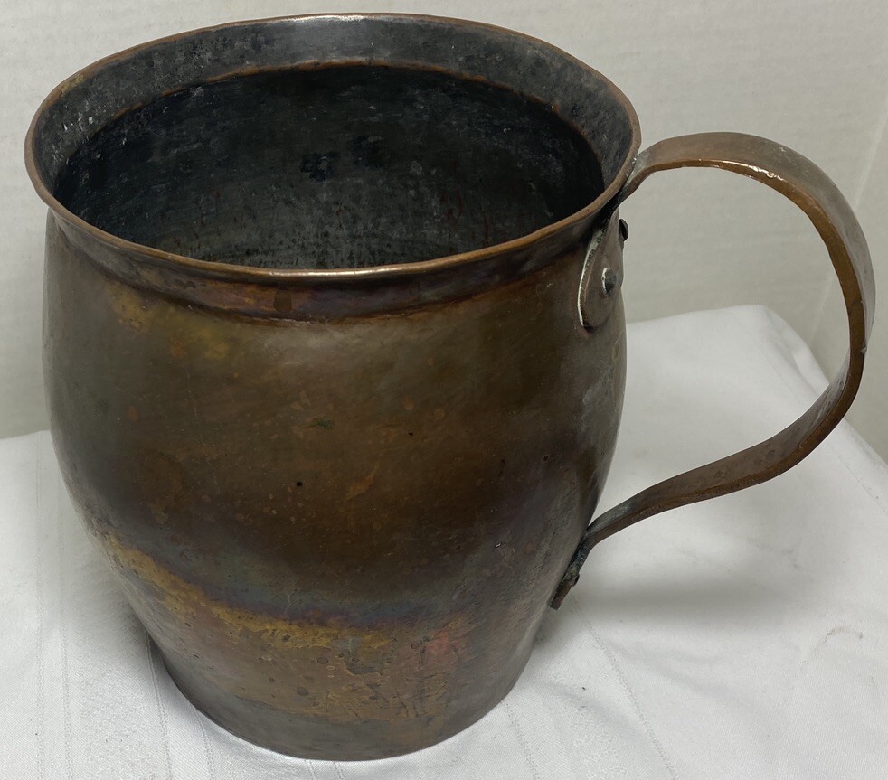 Antique Arts & Crafts Mission Colonial Copper Pitcher