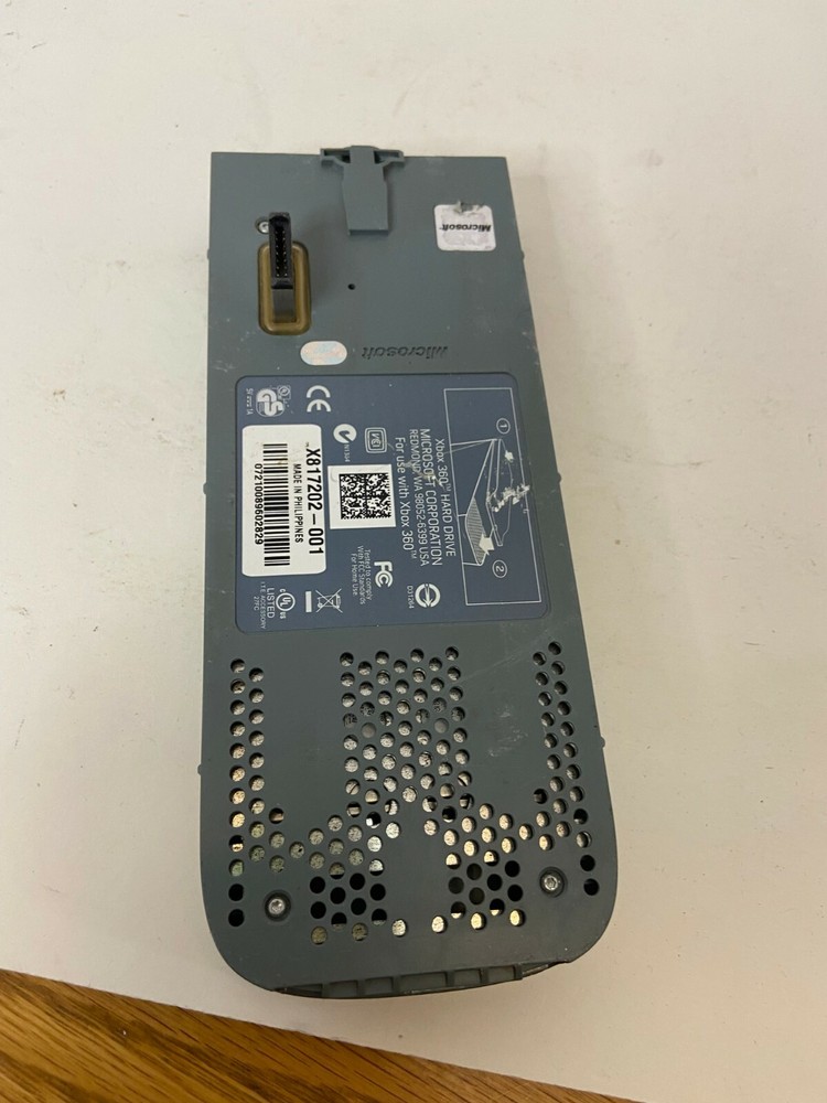🍏 Microsoft Xbox 360 60GB External Hard Drive HDD Genuine OEM Tested WORKS EUC
