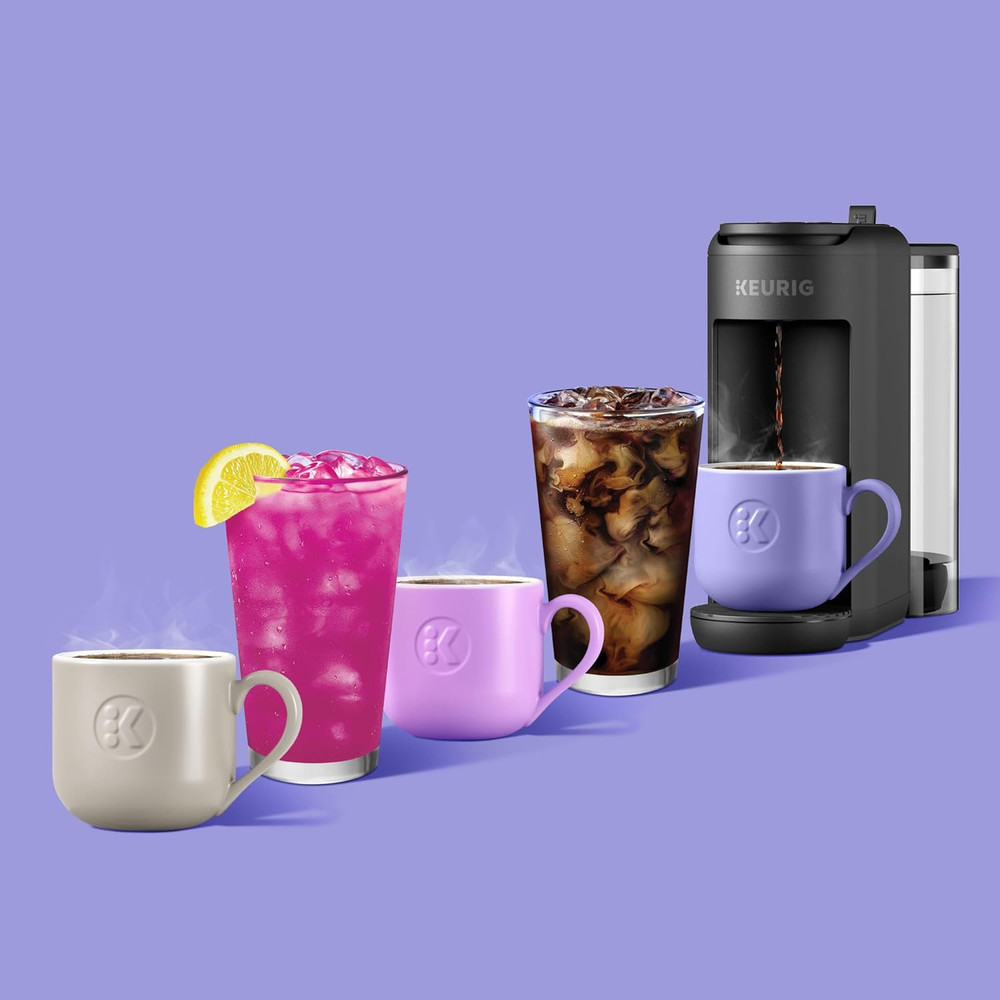 K-Mini Mate plus Single-Serve K-Cup Pod Coffee Maker, Compact, 3 Cup Sizes, Brew