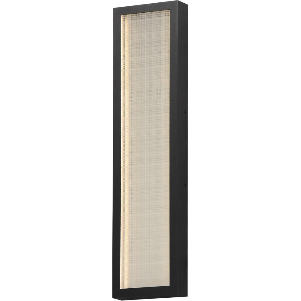 ET2 Contemporary Lighting E30222-99BK Highlander Bathroom Vanity Light Black