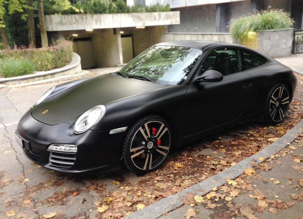 Matte Black Adhesive Vinyl 1ft x 5ft for Wrapping & Customizing Vehicles