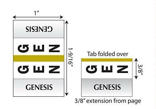 Large Print Bible Indexing Tabs - Silver: Bible Indexing Tabs