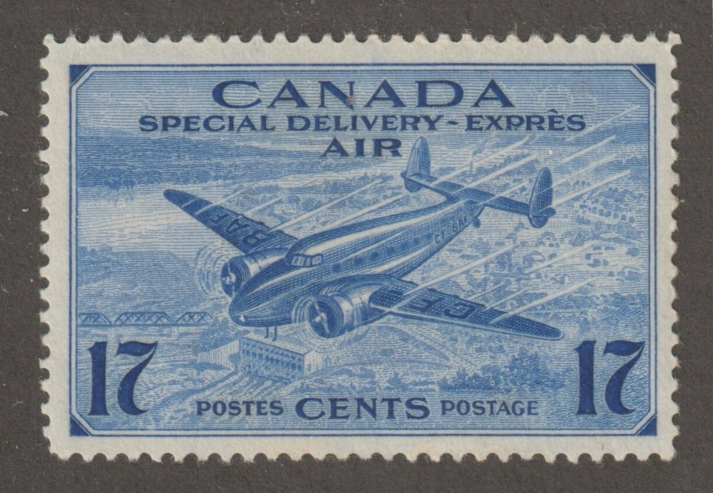 Canada 1943 #CE2 Air Mail Special Delivery Stamp - F/VF MH