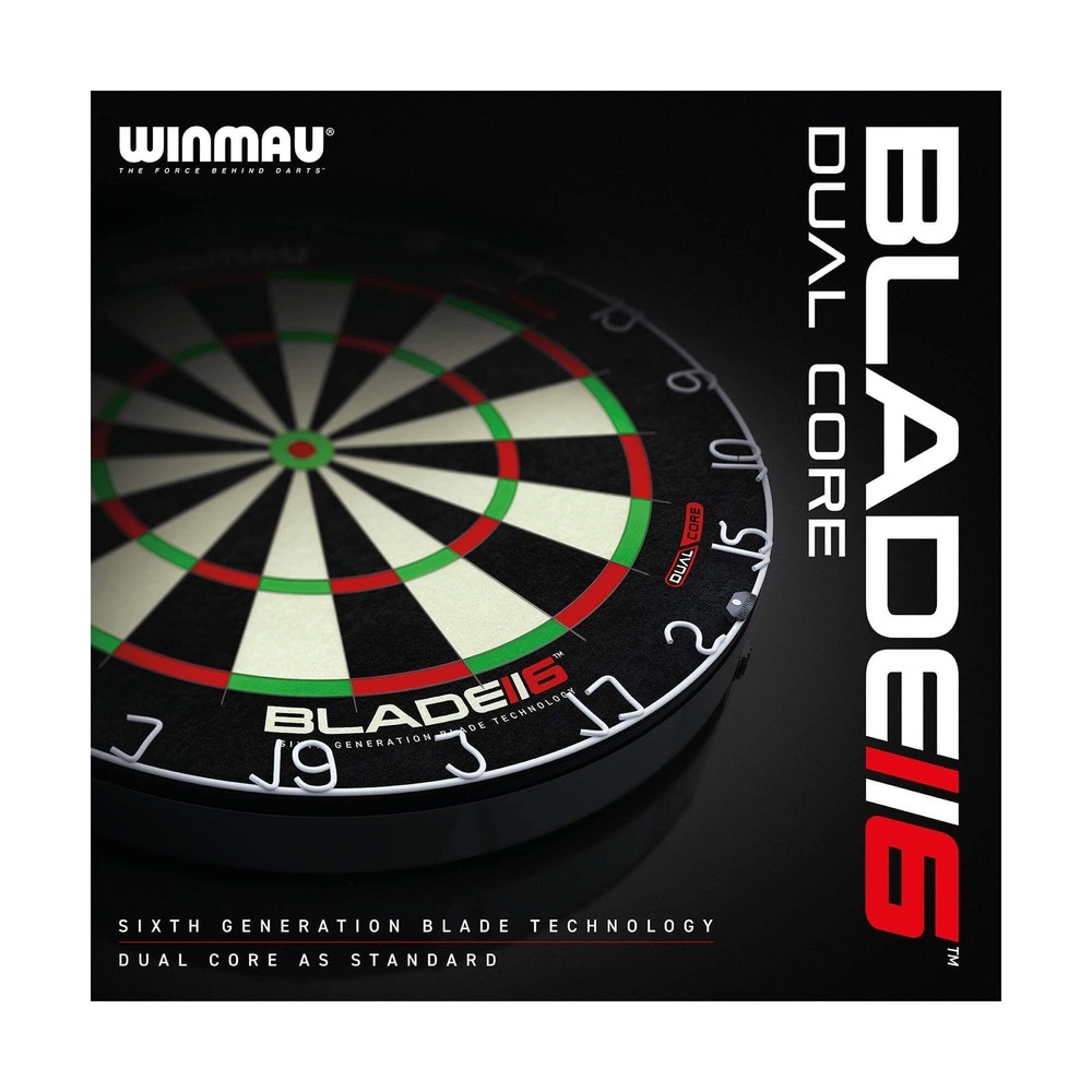 WINMAU Blade 6 Dual Core Professional Bristle Dartboard