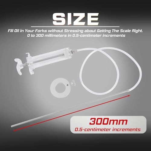 Motorcycle Fork Service Tool Kit, 3PCS Upgrade Fork Oil Level Tool, Set B