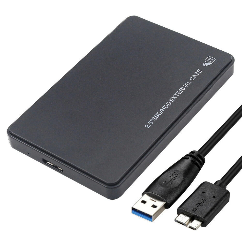 2.5" SATA USB 3.0 Hard Drive Disk Enclosure External Laptop Case For HDD SSD