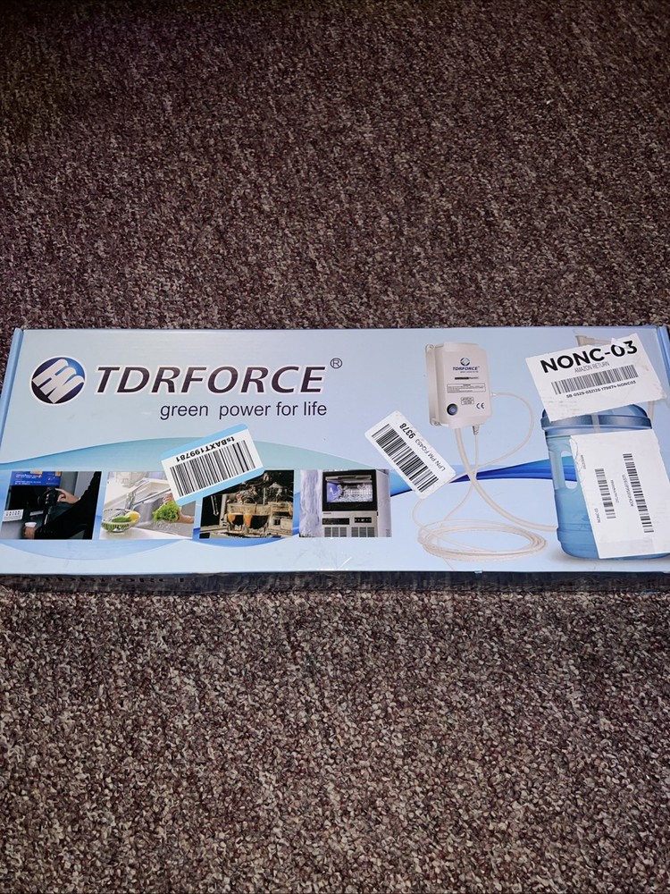 TDRFORCE Portable Bottled Water Dispenser Filter Purifier Pump System 1GPM 40PSI