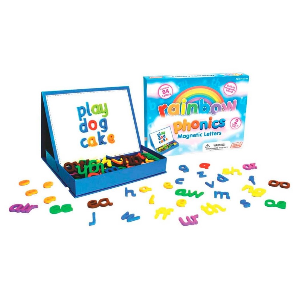 Junior Learning 194 Rainbow Phonics Magnetic Letters, Ages 4 To 7