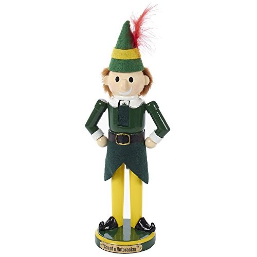 Kurt Adler 11" Wooden Buddy the Elf Nutcracker