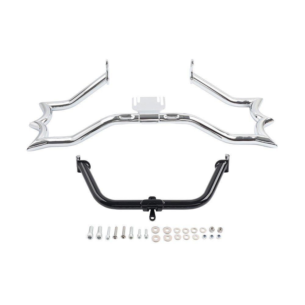 Highway Engine Guard Crash Bar Fairing Support For Harley Road Glide FLTRX 15-23