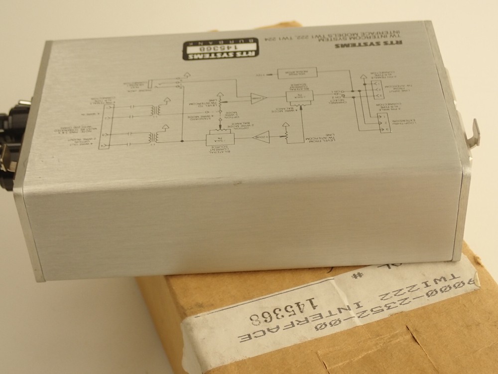 1 - RTS TWI-222-T/TWI-224 Intercom System